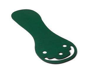 Amazon Basics Kidney-Shaped Putting Mat - 3-Hole Golf Practice Green with Bunkers, Indoor Outdoor Training Surface, 270 x 86.1 cm, Green