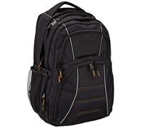 Amazon Basics Laptop Computer Backpack with padded shoulder straps 17", Black