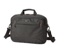 Amazon Basics Compact Laptop Shoulder Bag Carrying Case with Padded Strap and Zippered Accessory Pocket, 1-Pack, 15.6 inch - 39.6 cm, Black