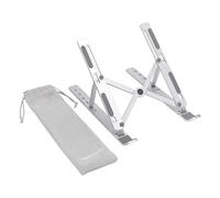 Amazon Basics Laptop Stand with 10 (25.4 cm) - 15.6 Inches (39.6 cm), Silver