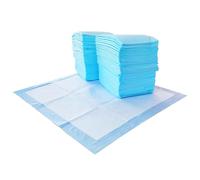 Amazon Basics Leakproof, 5-Layer, Scented Dog Pee Pads for Potty Training, 55.9 x 55.9 cm, 150 Count, Blue