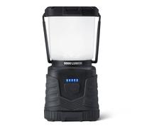 Amazon Basics LED Camping Lantern with 4 Light Modes - 1000 Lumen Portable Outdoor Light with 360° Illumination - Water Resistant Emergency Lantern - Batteries Not Included - Black