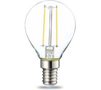 Amazon Basics LED E14 Small Edison Screw Golf Ball P45 Bulb, 2W (Equivalent to