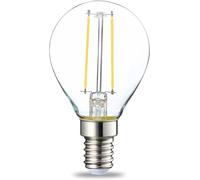 Amazon Basics LED E14 Small Edison Screw Golf Ball P45 Bulb, 2W (Equivalent to