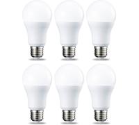 Amazon Basics LED E27 Edison Screw Bulb, 10.5W (Equivalent to 75W), Warm White,