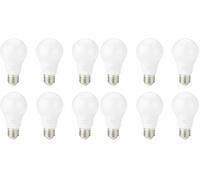 Amazon Basics LED E27 Edison Screw Bulb, 8W (Equivalent to 60W) Cool White, Non-Dimmable (12-Pack)