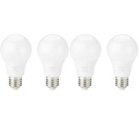 Amazon Basics LED E27 Edison Screw Bulb, 8W (Equivalent to 60W) Cool White, Non-Dimmable (4-Pack)