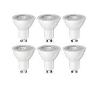 Amazon Basics LED GU10 Spotlight Bulb, 4.7W (Equivalent to 50W), Warm White, Non Dimmable - Pack of 6