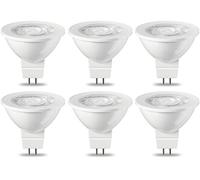 Amazon Basics LED GU5.3 MR16 Spotlight Bulb, 4.5W (Equivalent to 35W), Warm White, Non Dimmable - Pack of 6