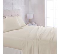 Amazon Basics Lightweight Super Soft Easy Care Microfiber 4-Piece Bed Sheet Set with 14-Inch Deep Pockets Queen Beige Solid