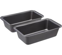 Amazon Basics Loaf Tin, Non-stick Rectangular Carbon Steel Bread Pan, 27x15x7 c
