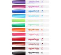 Amazon Basics Low Odor Ultra Fine Tip Dry Erase White Board Markers, Assorted C