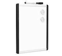 Amazon Basics Magnetic Dry Erase Board, plastic/aluminium frame, White, 21.6 cm x 28 cm