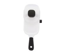 Amazon Basics Mandoline Slicer, Hand-Held Potato Vegetable Fruit Slicer with 3 Adjustable Settings and Safety Guard, 28.7 x 11.4 x 6.4 cm, White