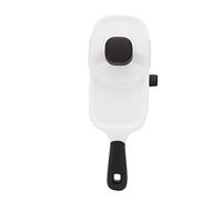 Amazon Basics Mandoline Slicer, Hand-Held Potato Vegetable Fruit Slicer with 3 Adjustable Settings and Safety Guard, 28.7 x 11.4 x 6.4 cm, White