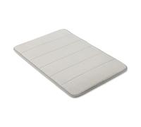 Amazon Basics Memory Foam Bath Mat, Extra Soft, Absorbent and Fast Dry Washable Rug for Bathroom, 43 x 61 cm, Light Grey