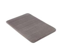 Amazon Basics Memory Foam Bath Mat, Extra Soft, Absorbent and Fast Dry Washable Rug for Bathroom, 43 x 61 cm, Dark Grey