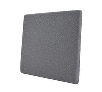 Amazon Basics Memory Foam Seat Cushion - Gray, Square, 37.6 x 38 cm