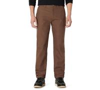 Amazon Basics Men's Relaxed Fit Duck Utility Workwear Trousers, Chocolate, 32W / 30L