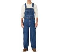 Amazon Basics Men's Relaxed Fit Workwear Bib Overall, CLASSIC MEDIUM WASH, 36W x 30L