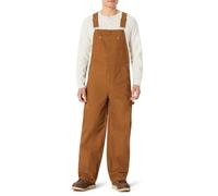 Amazon Basics Men's Relaxed Fit Workwear Bib Overall, Dark Chestnut Brown, 30W x 30L