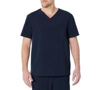 Amazon Basics Men's Scrubs V-Neck Top with Pockets, Navy, XXL