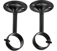 Amazon Basics Metal Curtain Pole Ceiling Brackets for up to 25 mm Curtain Rod,
