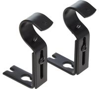 Amazon Basics Metal Curtain Pole Wall Brackets with Adjustable Length of 7 - 11