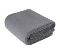 Amazon Basics Microfiber Car Drying Towel, Extra Large 91x64cm, Quick-Drying, Scratch-Free, Non-Abrasive, Streak-Free, Plush Cloth for Vehicle Exterior Glass Windows, Grey
