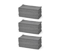 Amazon Basics Microfibre Cleaning Cloths, 30.5 x 30.5 cm, Grey, 144-Pack, for Cars, Lorries, Boats, Streak-Free Drying and Detailing