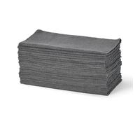 Amazon Basics Microfibre Cleaning Cloths, 30.5 x 30.5 cm, Grey, 24-Pack, for Cars, Lorries, Boats, Streak-Free Drying and Detailing