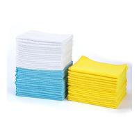 Amazon Basics Microfibre Cloth Cleaning Cloths, 30.5 x 40.6 cm, Multi Colour