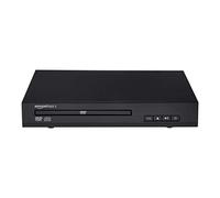 Amazon Basics Mini DVD Player with Text-To-Speech Technology, RCA and Remote Control - Black