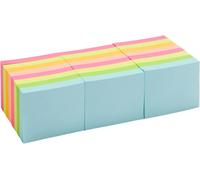 Amazon Basics - Mini Rectangular Sticky Notes, 3.8 x 5 cm, Assorted Colours, 24