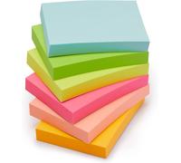 Amazon Basics Mini Sticky Notes, 24 Pads, Self-Sticky Note Pads, Assorted Colou