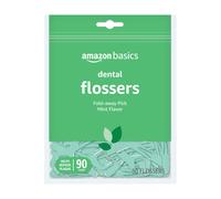 Amazon Basics Mint Dental Flossers 90 Count 1 Pack Previously Solimo