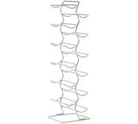 Amazon Basics Modern Style Wine Rack for 12 Bottles, Large, Chrome