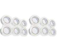 Amazon Basics Moving and Storage Packing Tape, 4.7 cm width x 99.6 meters length, Crystal Clear, 12-Pack
