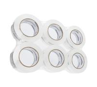Amazon Basics Moving and Storage Packing Tape, 4.7 cm width x 99.6 meters length, Crystal Clear, 6-Pack