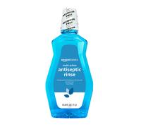 Amazon Basics Multi Action Antiseptic Rinse Alcohol Free Fresh Mint 1 Liter 33.8 Fluid Ounces 1-Pack (Previously Solimo)