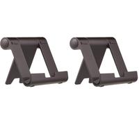 Amazon Basics Multi-Angle Portable Stand for Tablets, E-readers and Phones - Black (Pack of 2)
