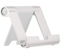 Amazon Basics Multi-Angle Portable Stand for Tablets, E-readers and Phones - Silver
