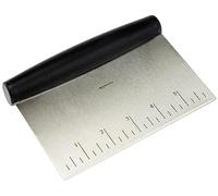 Amazon Basics Multi-purpose Stainless Steel Scraper, 15.5 cm, Black, Silver