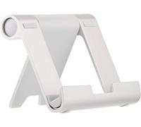 Amazon Basics MultiAngle Portable Stand for Tablets, Ereaders and Phones Silver