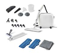 Amazon Basics Multipurpose Steam Cleaner with 22 Accessories, 1.5L tank, 1500W, White