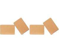 Amazon Basics Natural Cork Yoga Block, 23 x 15 x 8 cm, Set of 2