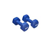 Amazon Basics Neoprene Dumbbell Pair, 10kgs 2 x 5 kg, Blue