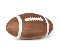 Amazon Basics NFL American Football Plush Pillow, Sport Style Stuffed Toy Cushion for Bed or Sofa, Kids Room Decor, Brown