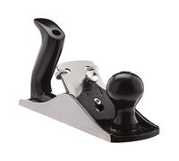 Amazon Basics No.4 Adjustable Universal Bench Hand Plane - 2-Inch Blade and Plastic Handles for Precision Woodworking, 5 cm, Grey/Black