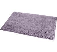 Amazon Basics Non-Slip Chenille Microfibre Bathroom Bath Mat, 53 x 87 cm, Lavender